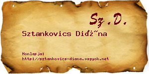 Sztankovics Diána névjegykártya